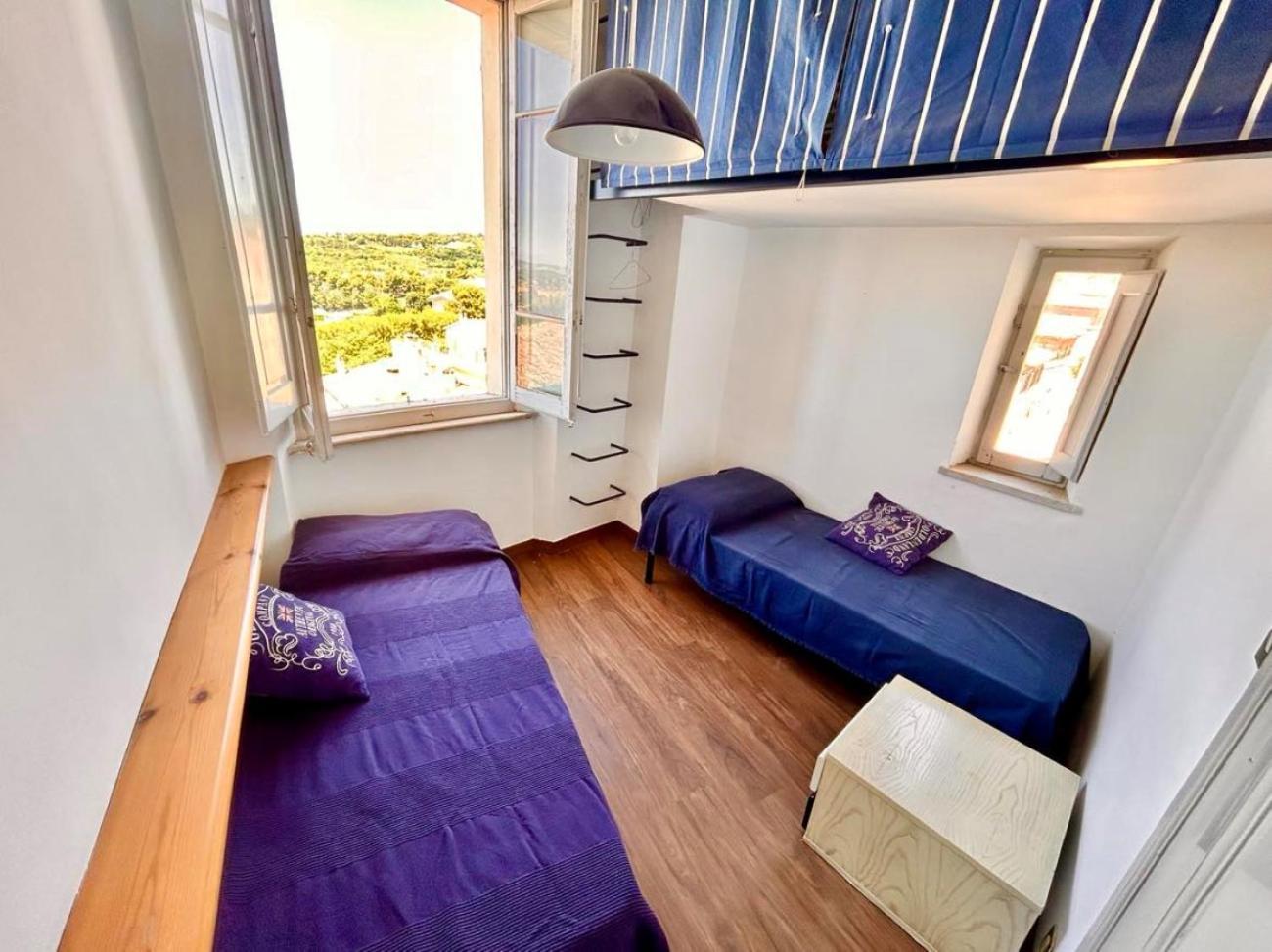 Paulis - Semiattico In Pieno Centro A Sirolo, Con Meravigliosa Vista Mare Apartment Bagian luar foto