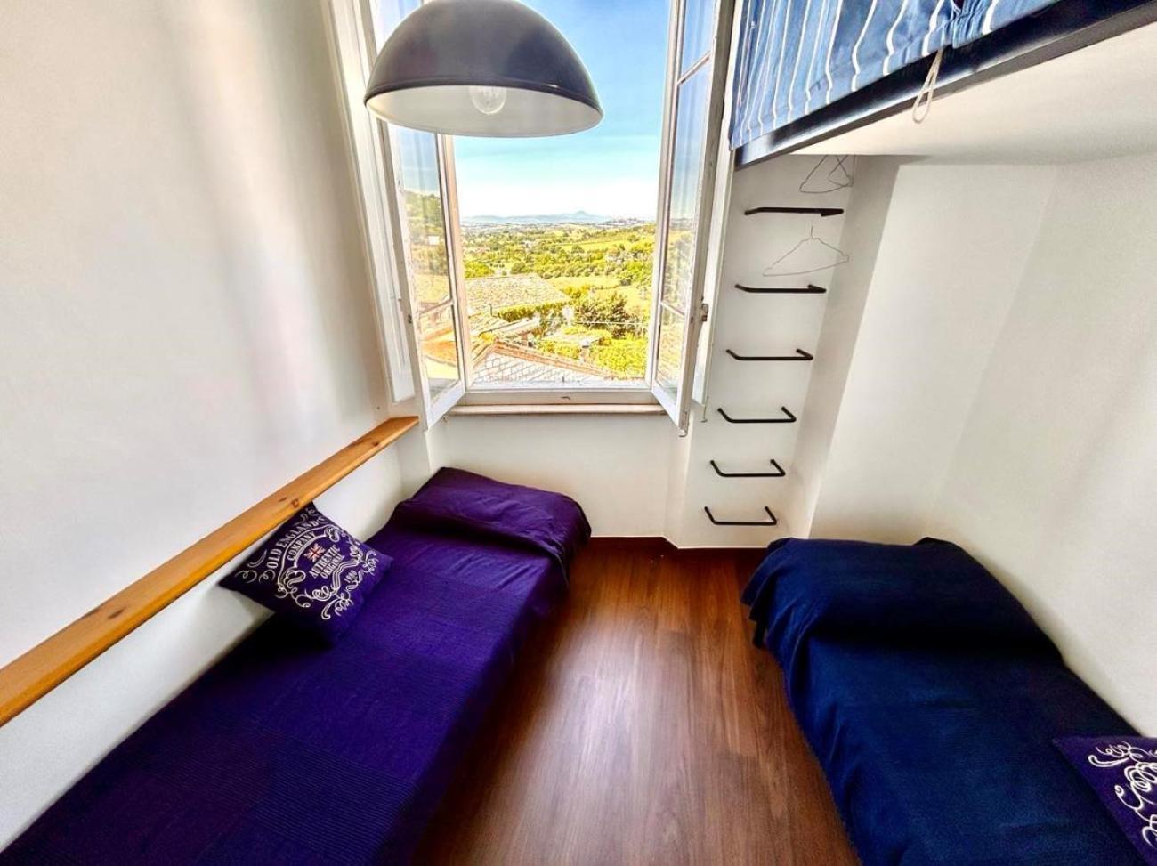 Paulis - Semiattico In Pieno Centro A Sirolo, Con Meravigliosa Vista Mare Apartment Bagian luar foto